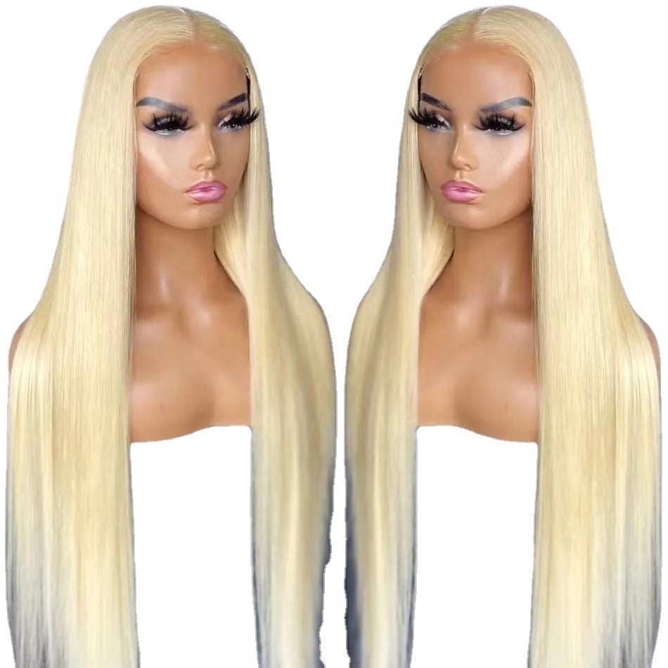 Front Lace Long Straight African Women Wig Head Cover Front Lace Long Straight African Women Wig Head Cover